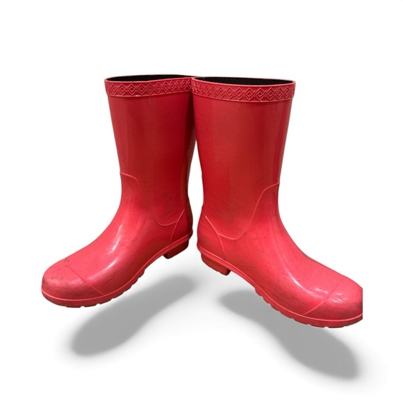 UGG Vibrant Pink Waterproof Boots - Picture 3 of 8